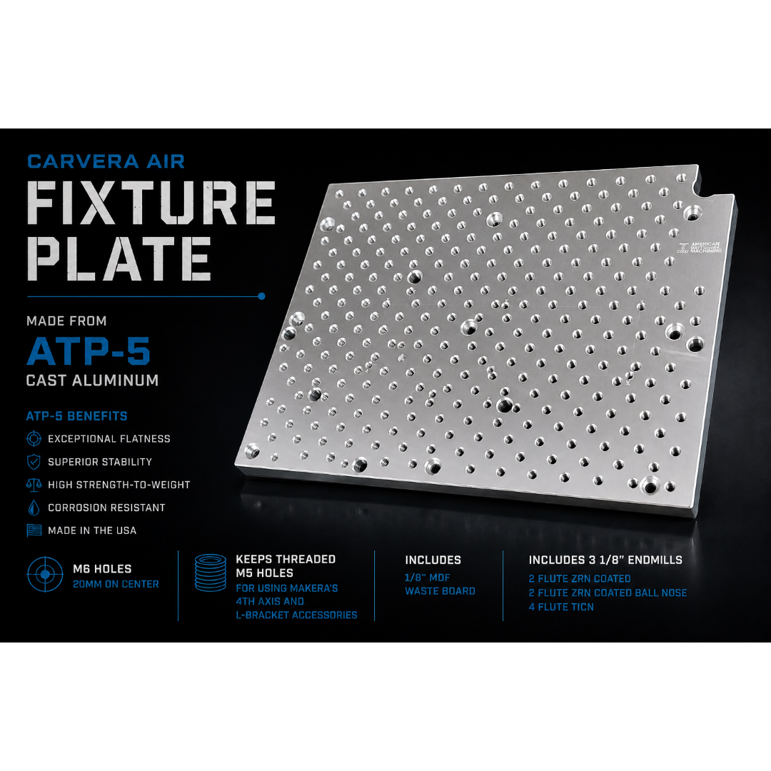 Carvera Air Fixture Tooling Plate Kit